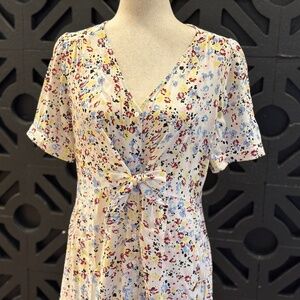 Seraphine | Floral Front Tie Maternity Dress